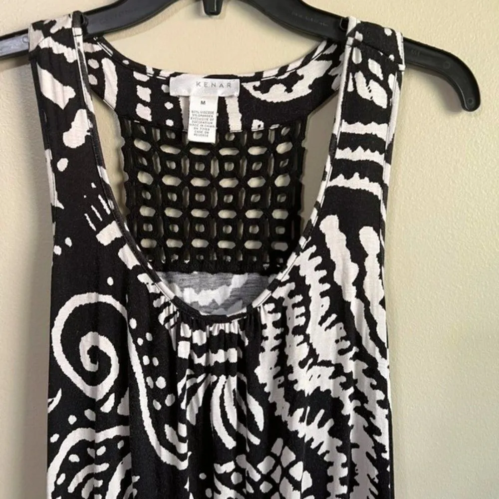 Kenar medium black and white tank top - Image 2