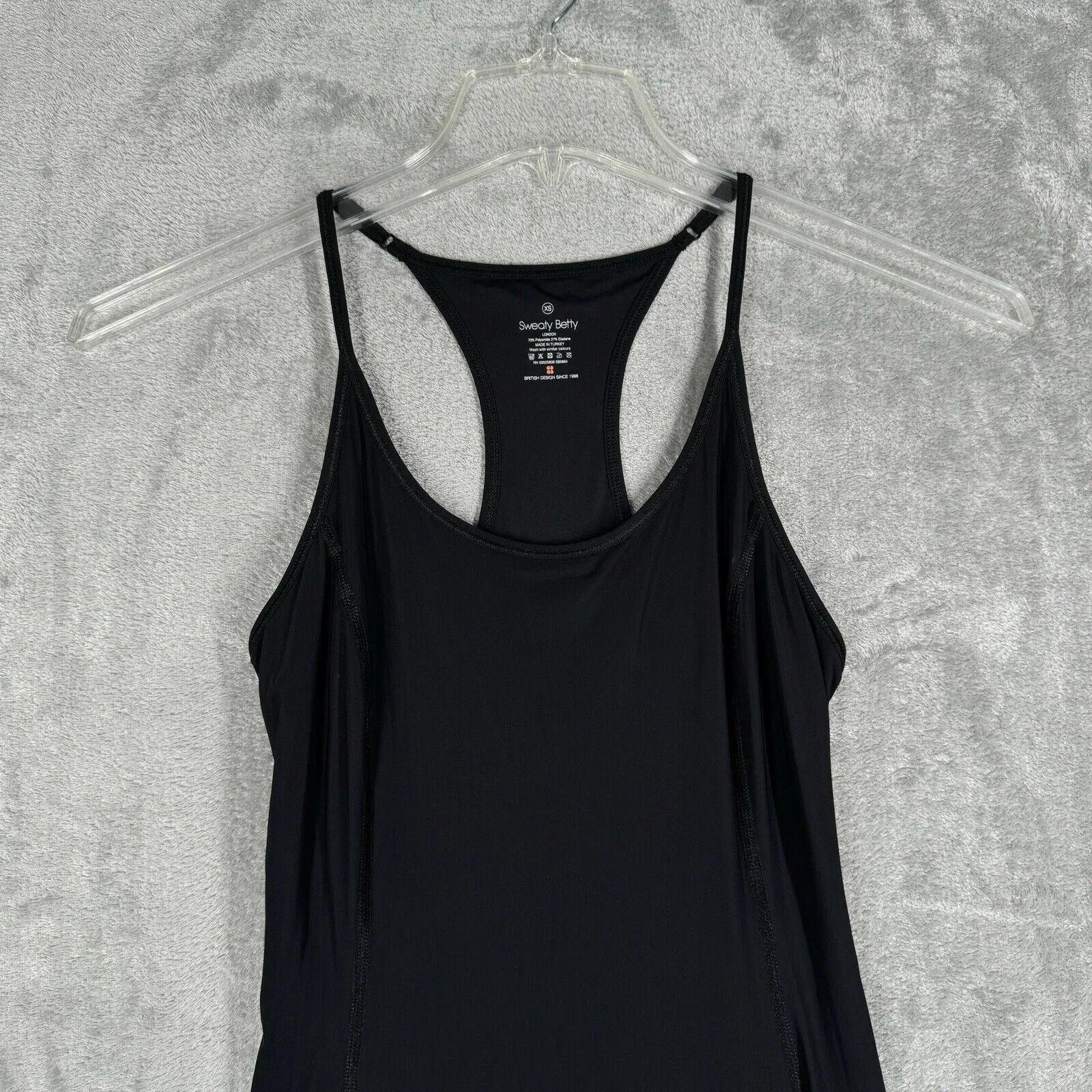 Sweaty Betty Dress Women XS‎ Black Mini Dress Shorts Neutral Casual Athleisure - Image 4