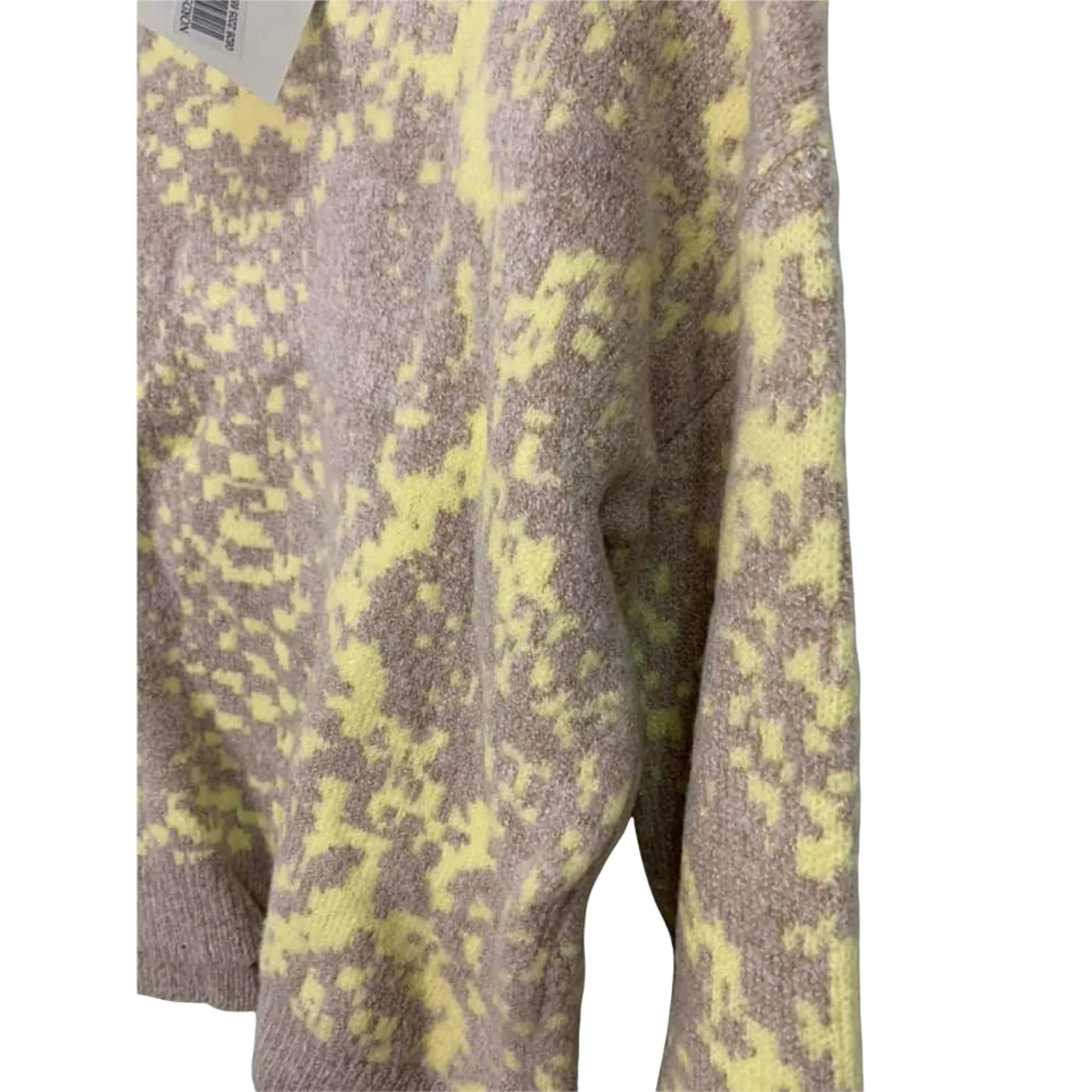 Cotton‎ Emporium Hello Tan Camp Crew Neck Sweater XS NEW - Image 2