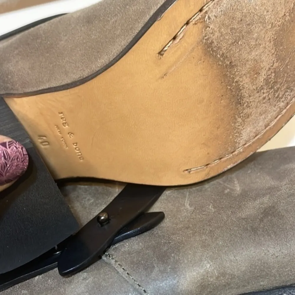 Rag & Bone suede Harrow ankle boots leather Sz EU 40 - Image 50