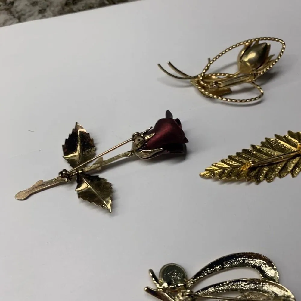 Lot Of 4 Gold Tone Variety Of Vintage - Image 11