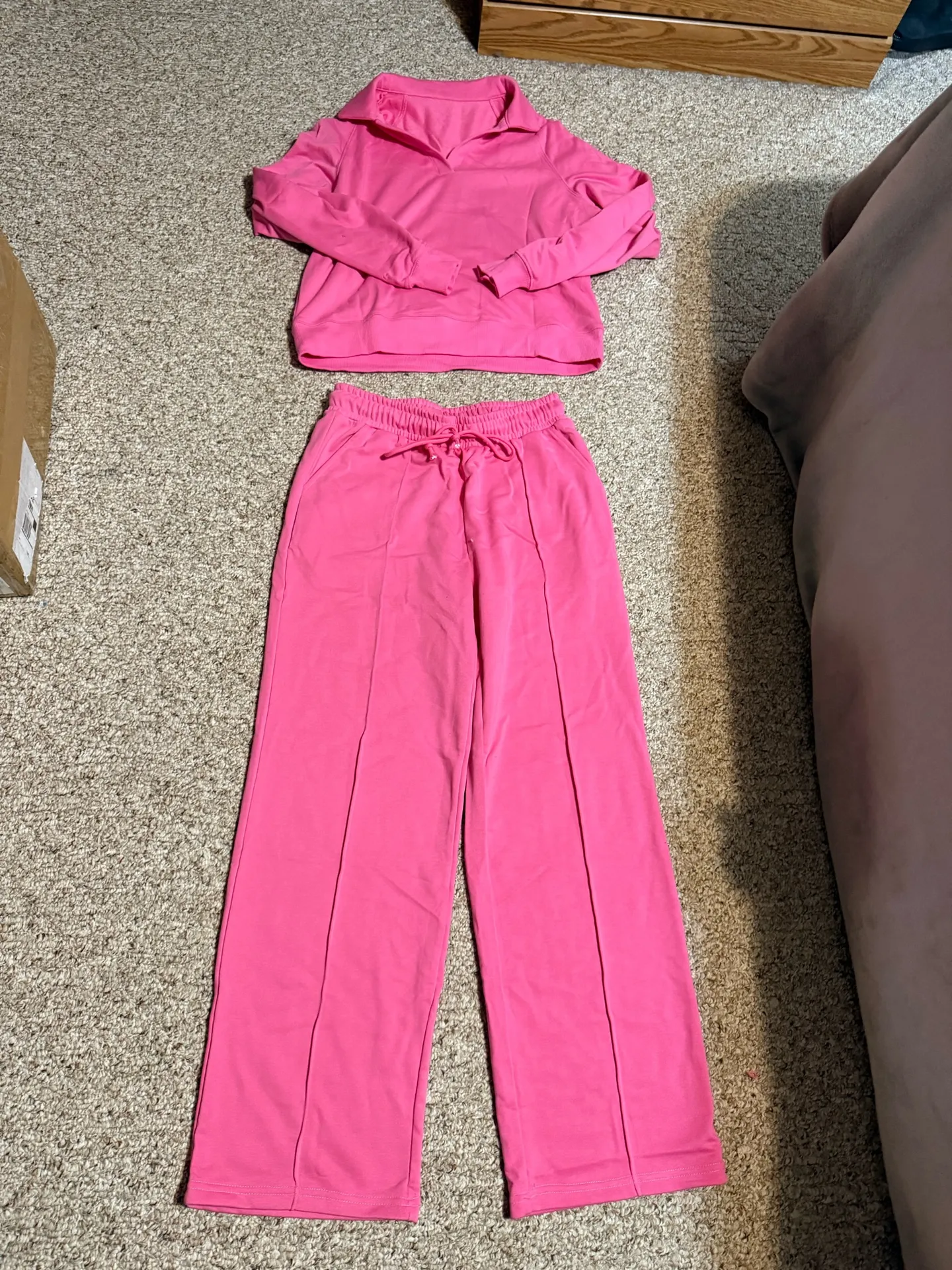 Boutique Two Piece Set Pink Size M - Image 4