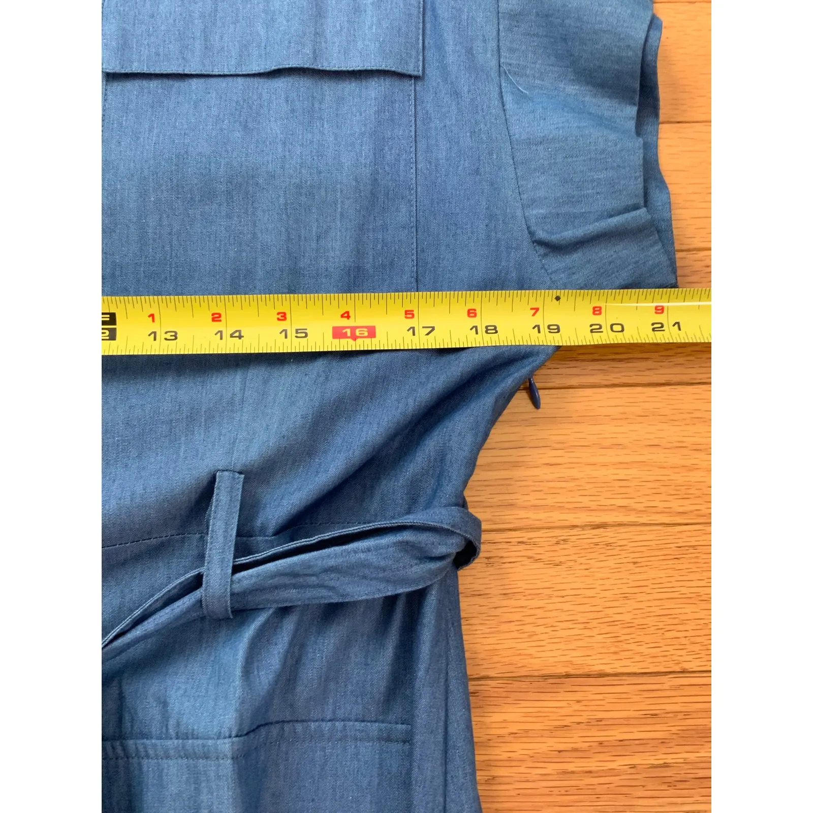 TYLER BOE WENDY SHIRT‎ DRESS DARK DENIM NWT SIZE 8 Blue - Image 6