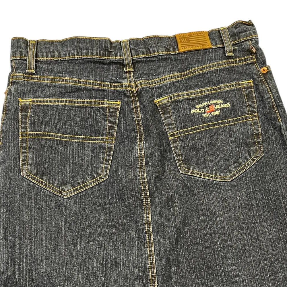 Vintage Y2K Ralph Lauren Jean Pencil Skirt Size 10 - Image 2