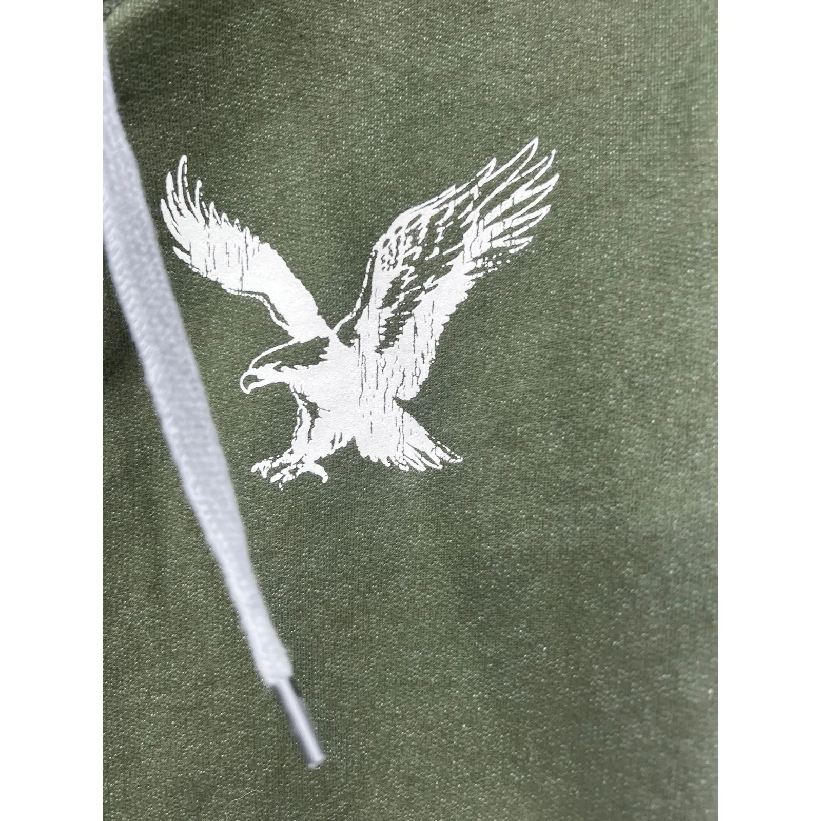 American Eagle Outfitters Pullover Hooded Sweatshirts Stretch Green Size XS‎ - Image 4