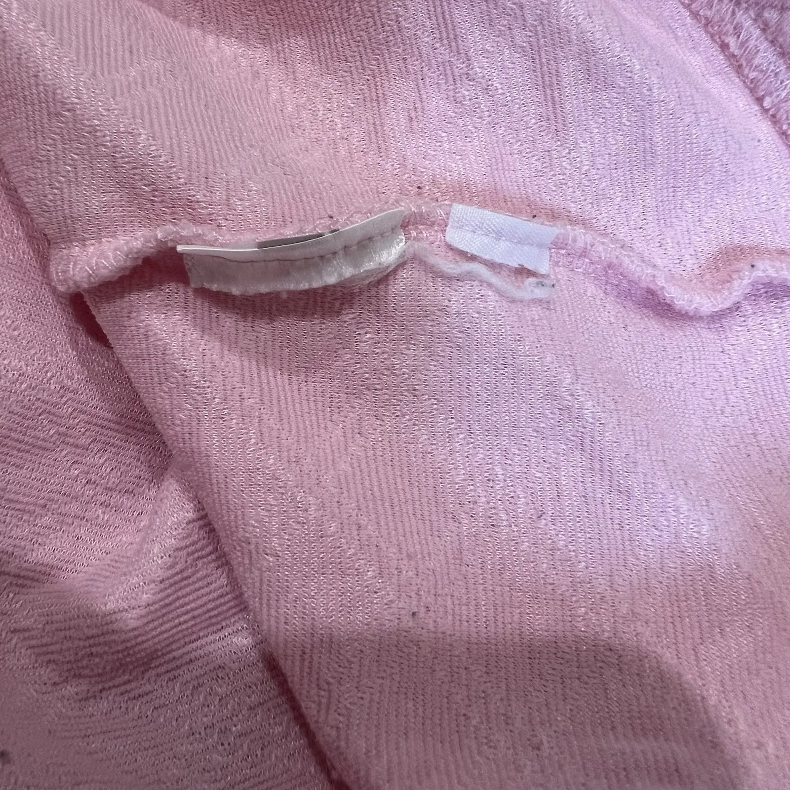 J‎ Crew Factory Women's Pink Quilted Crewneck Knit Top Athleisure Preppy Size M - Image 7