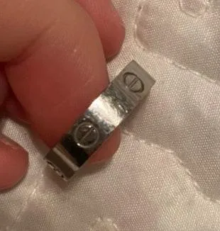 Cartier Love Ring Silver - Image 3