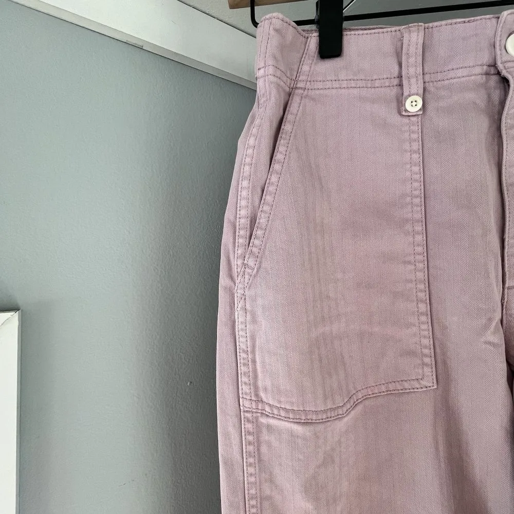 Madewell The Perfect Vintage Wide-Leg Pant: Utility Edition Women's Size 26 - Image 7