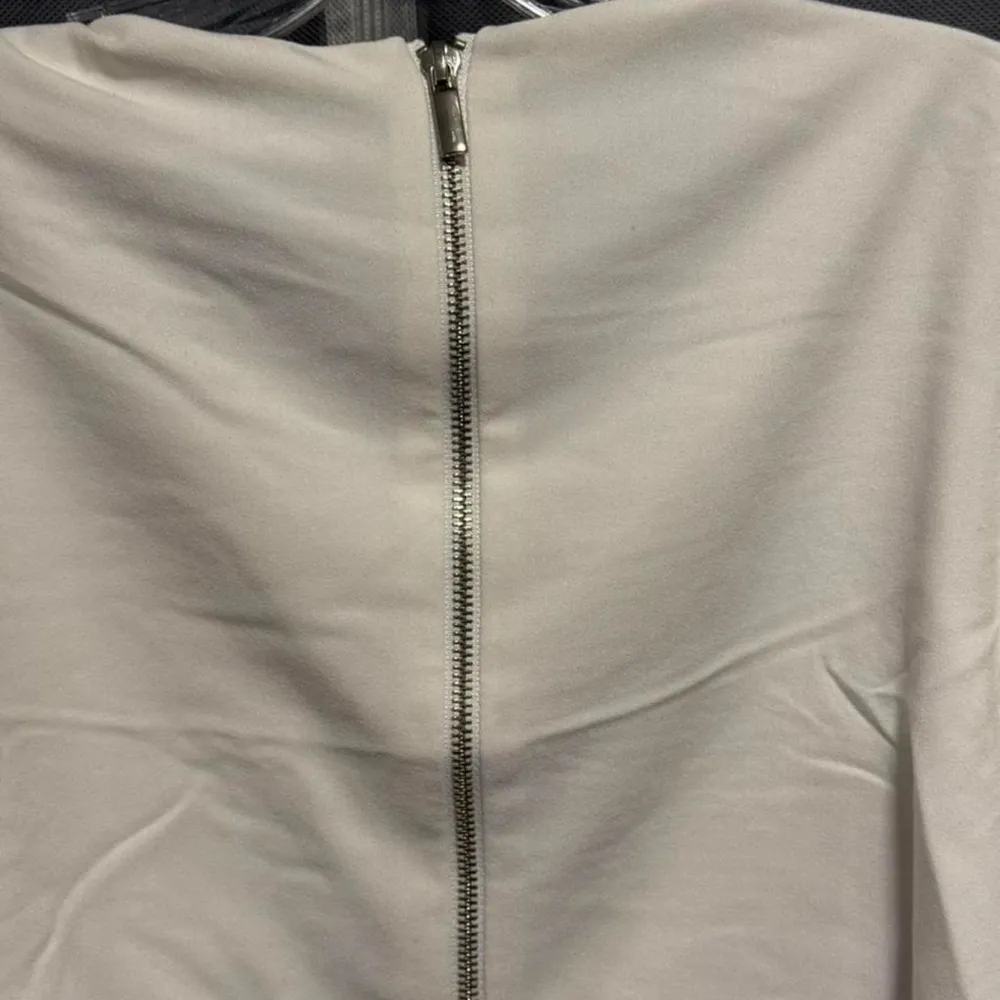 Gabrielle Union Cream asymmetrical Dress with side openings and back open White Size 14 - Image 6