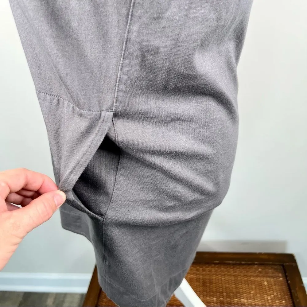 Everlane Gray Utility Pocket Shift T Shirt Dress Cotton Size XS - Image 7