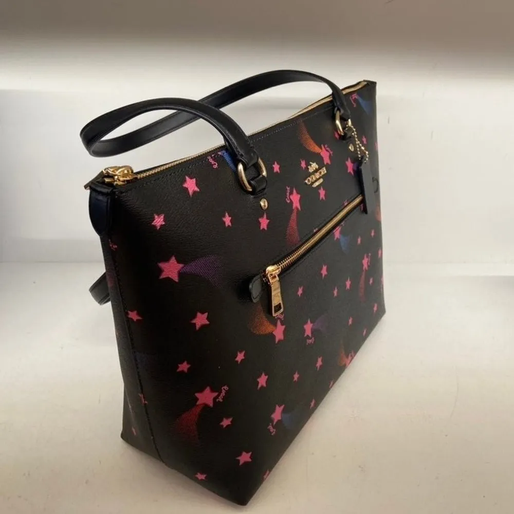 Coach Gallery Tote With Disco Star Print c7668 - Image 2