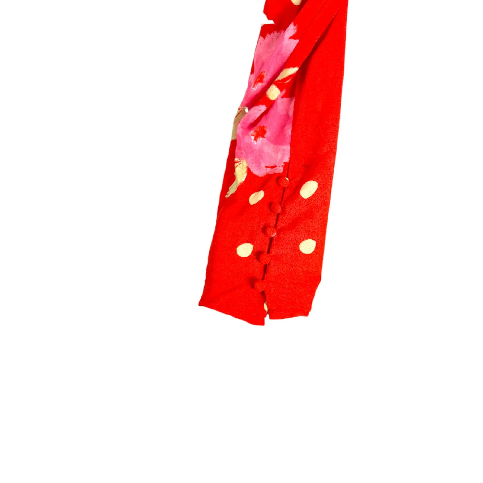 Free People Date Night Strawberry Combo Pink Floral Mini Dress Size XS - Image 6