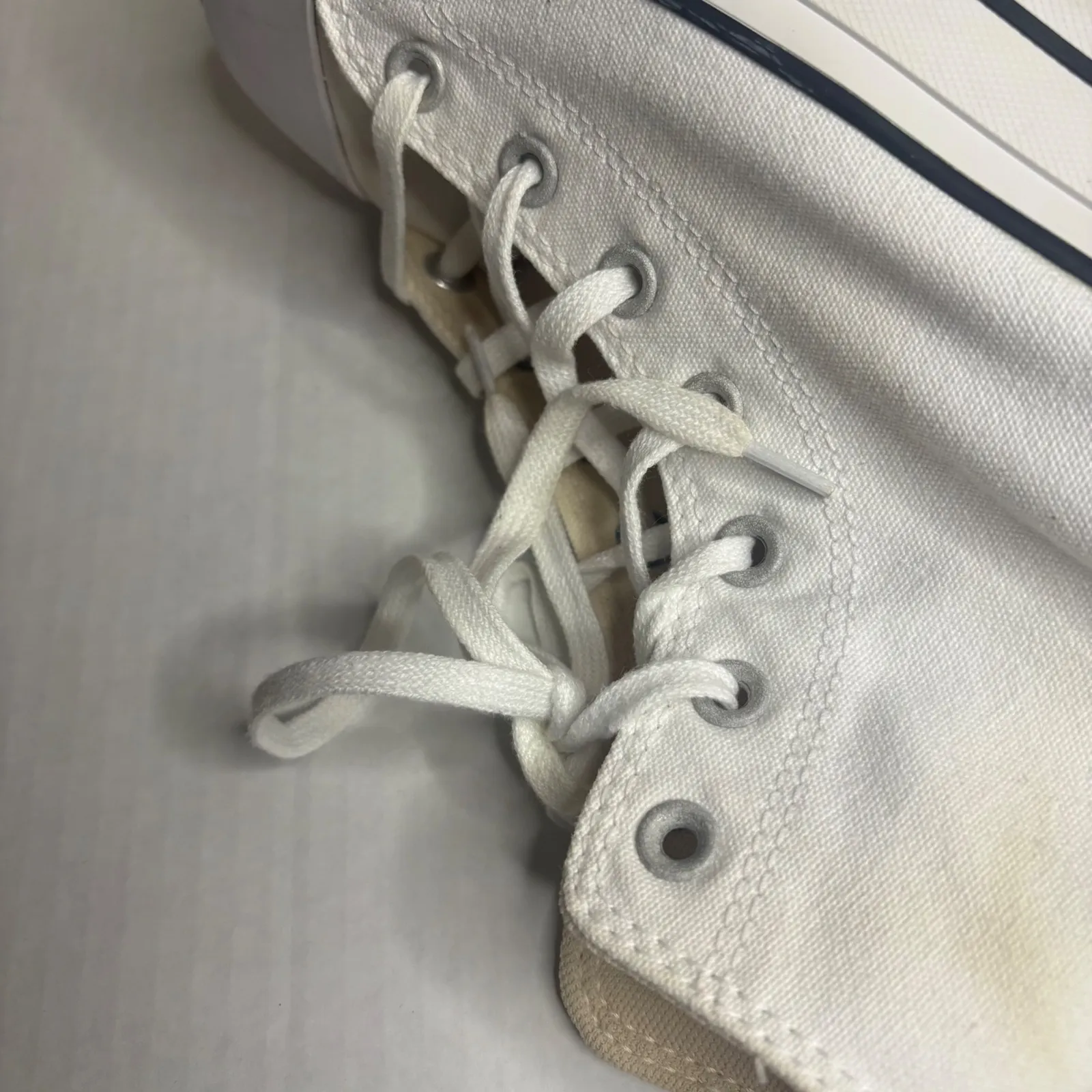 Converse‎ Chuck Taylor All Star Lift Platform High Top White Sneakers Shoes 9 - Image 6