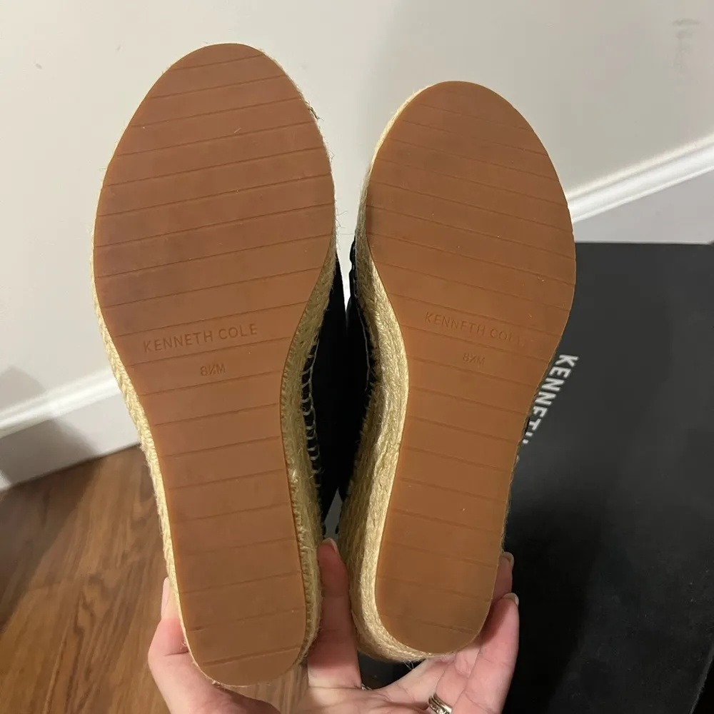 NIB Kenneth Cole Marina Odele Espadrille Slip On Wedge Sandals Size 8.5 US - Image 5