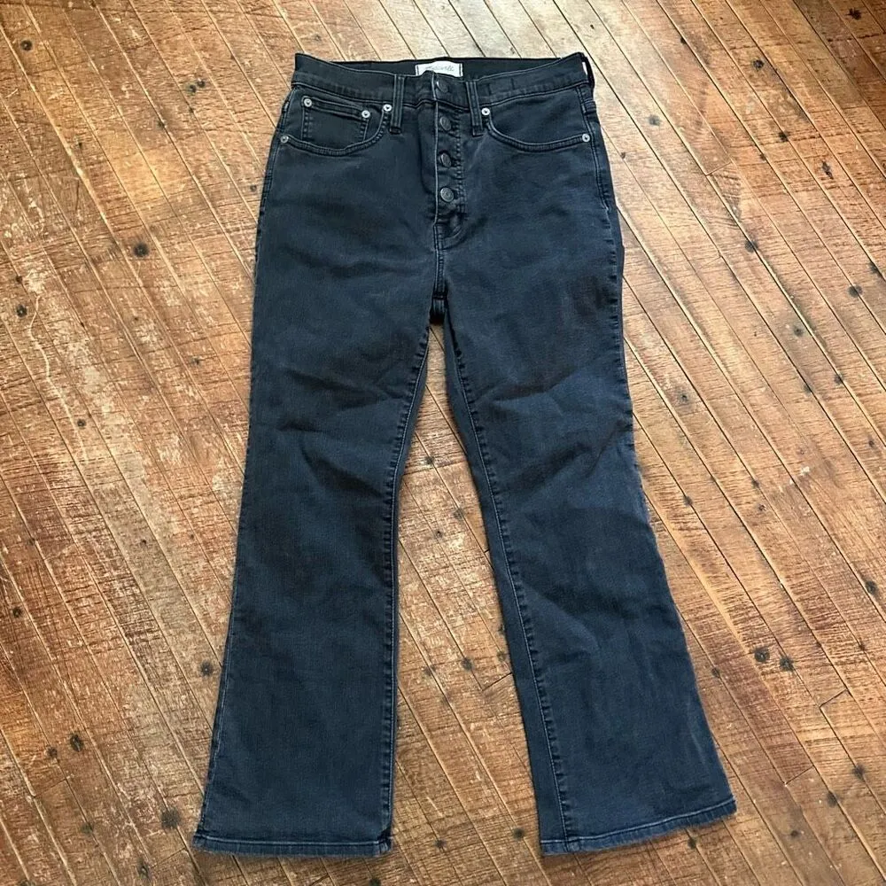 Madewell Cali Demi boot black luxe size 29 normcore jeans - Image 3