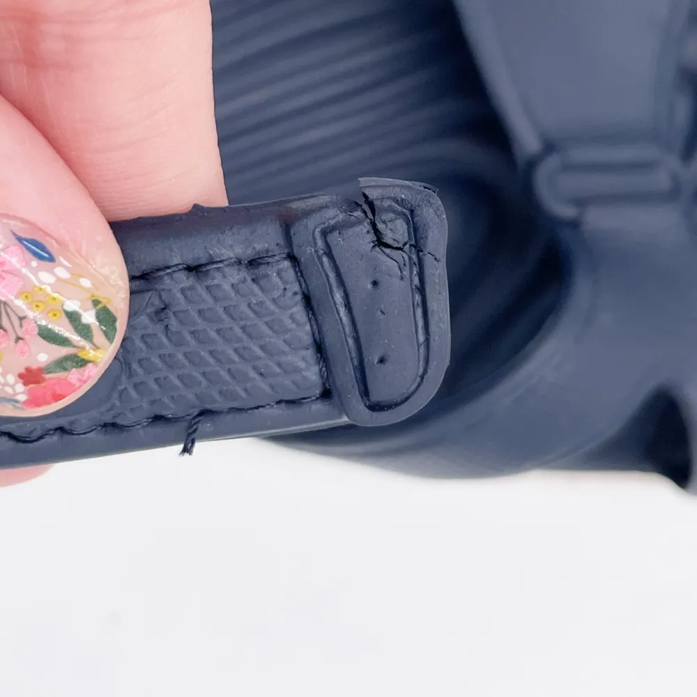 Skecher's Cali Gear Go Walk Smart Aloha Sandals Navy Blue Women's Size 10 - Image 9