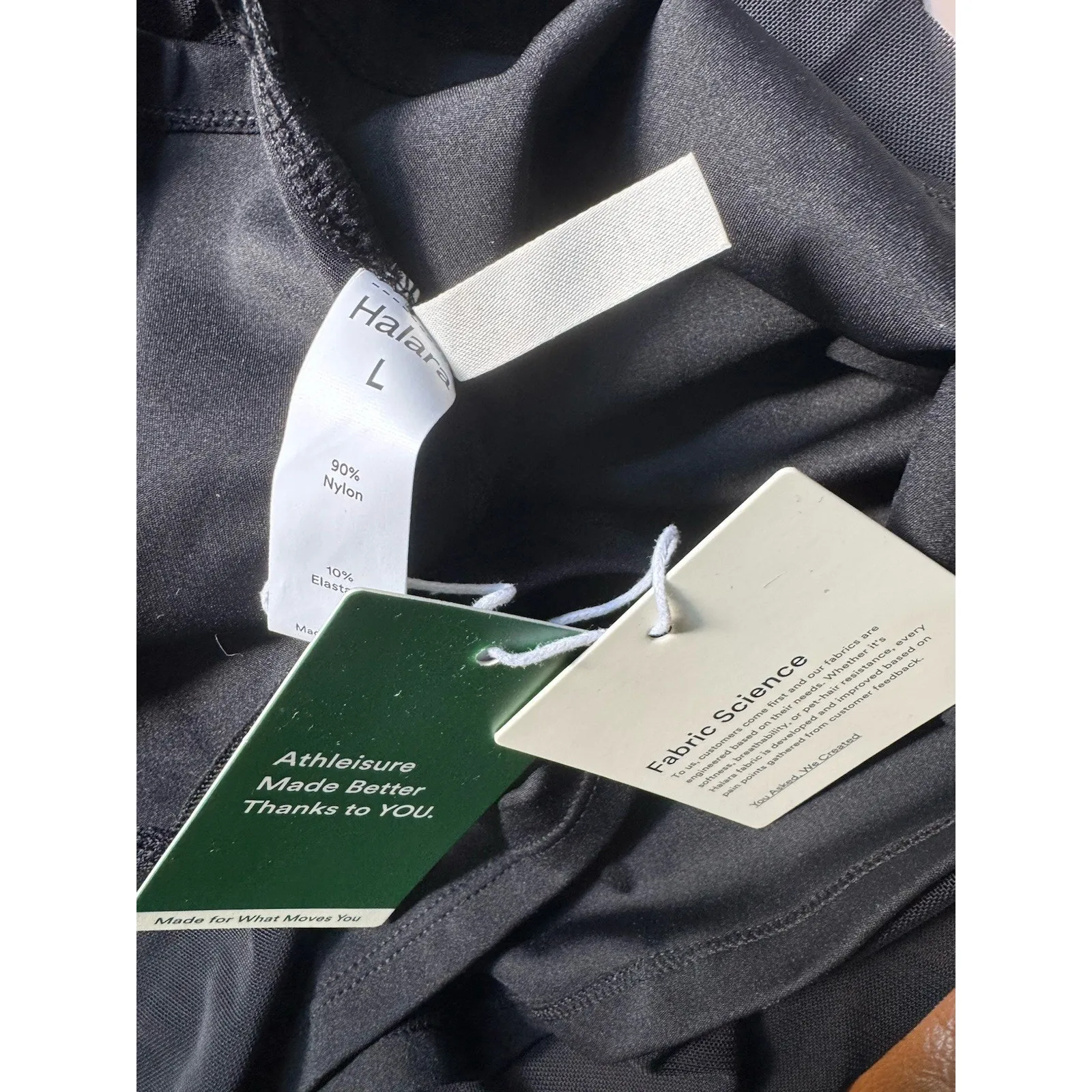 NWT Halara Black Chiffon Ruched Spaghetti Strap Mini Dress Size Large - Image 6