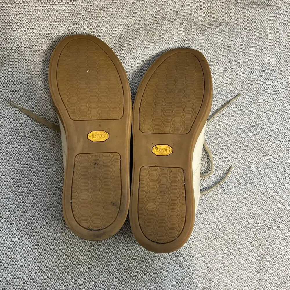 Nisolo Everyday Leather Sneaker with Vibram‎ Sole in Beige Neutral Tan Size 11 - Image 10