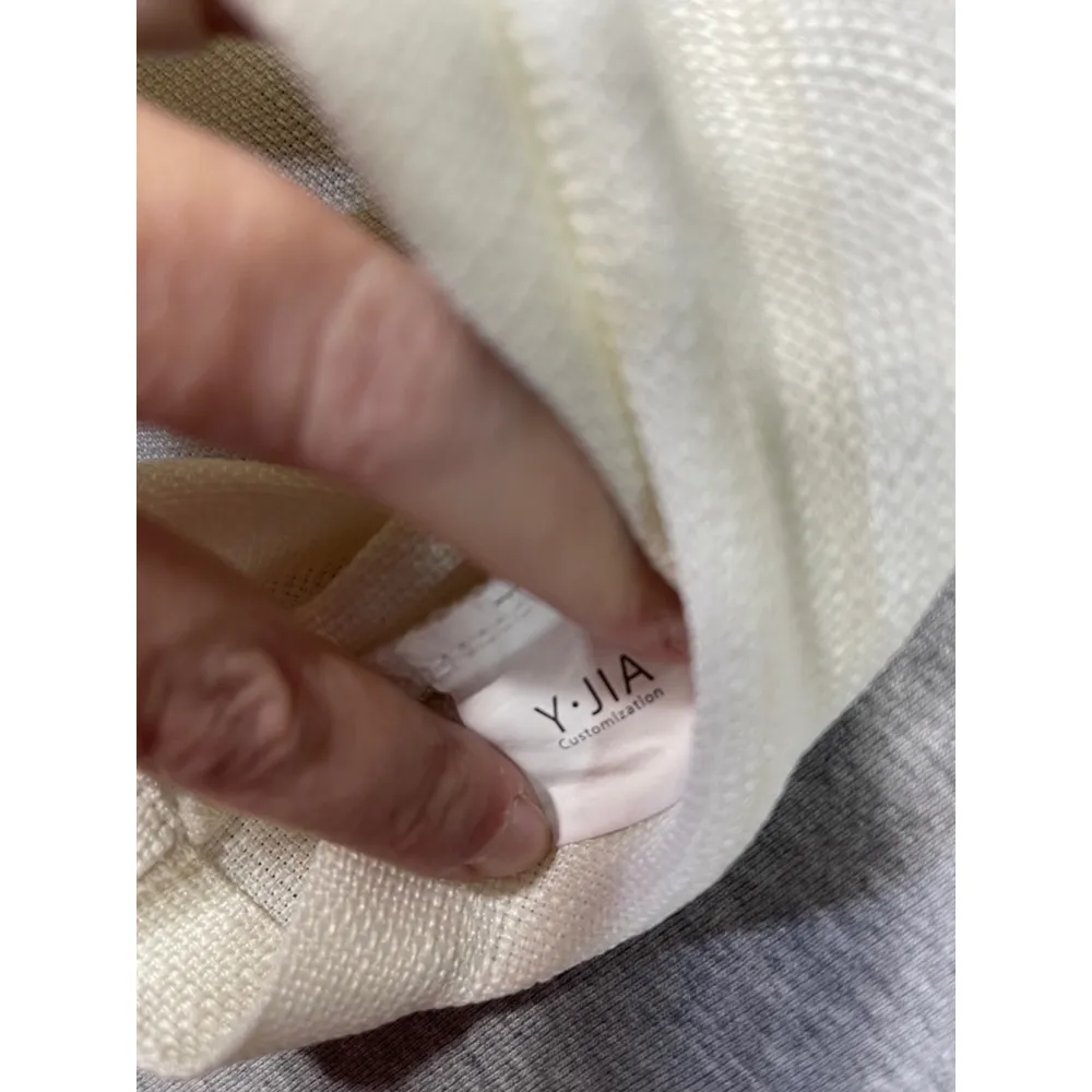 Women's Y.JIA Blouse, M, White & Black Size M - Image 2