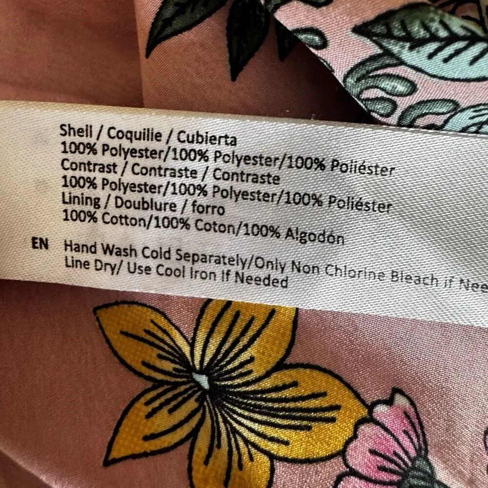 Band of Gypies Moissanite Corset Bodice Wide Leg Romper Dress  Floral SZ M - Image 12