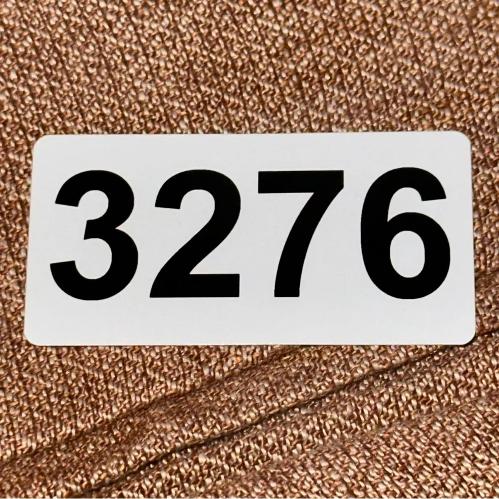 Theory Women’s Size 8 Orange Speckled Linen Pleated Dalisha Red Bay Pants - Image 10