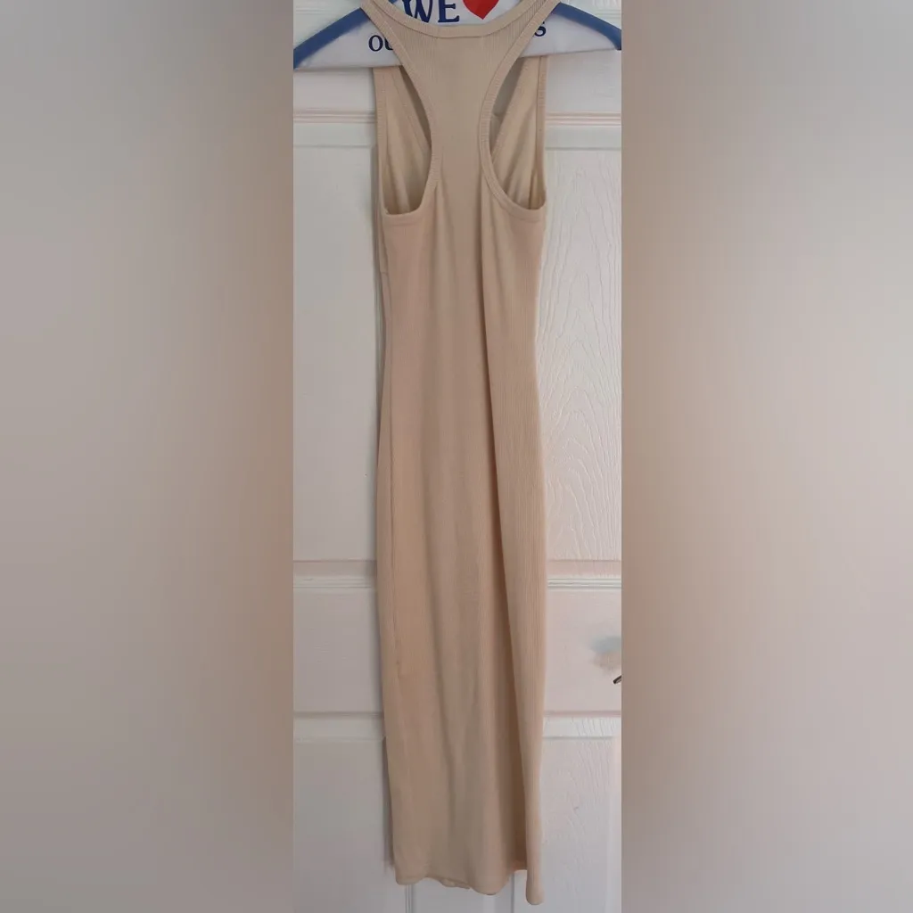 The Line by K Cream Backless Button Dress Size XS - Image 6