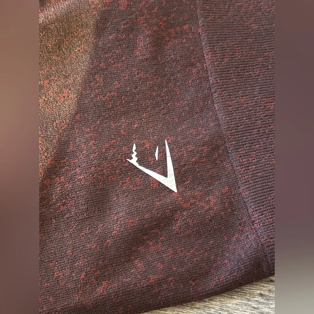 Gymshark Vital Seamless 2.0 Leggings in Gs Rich Maroon MARL - Image 2