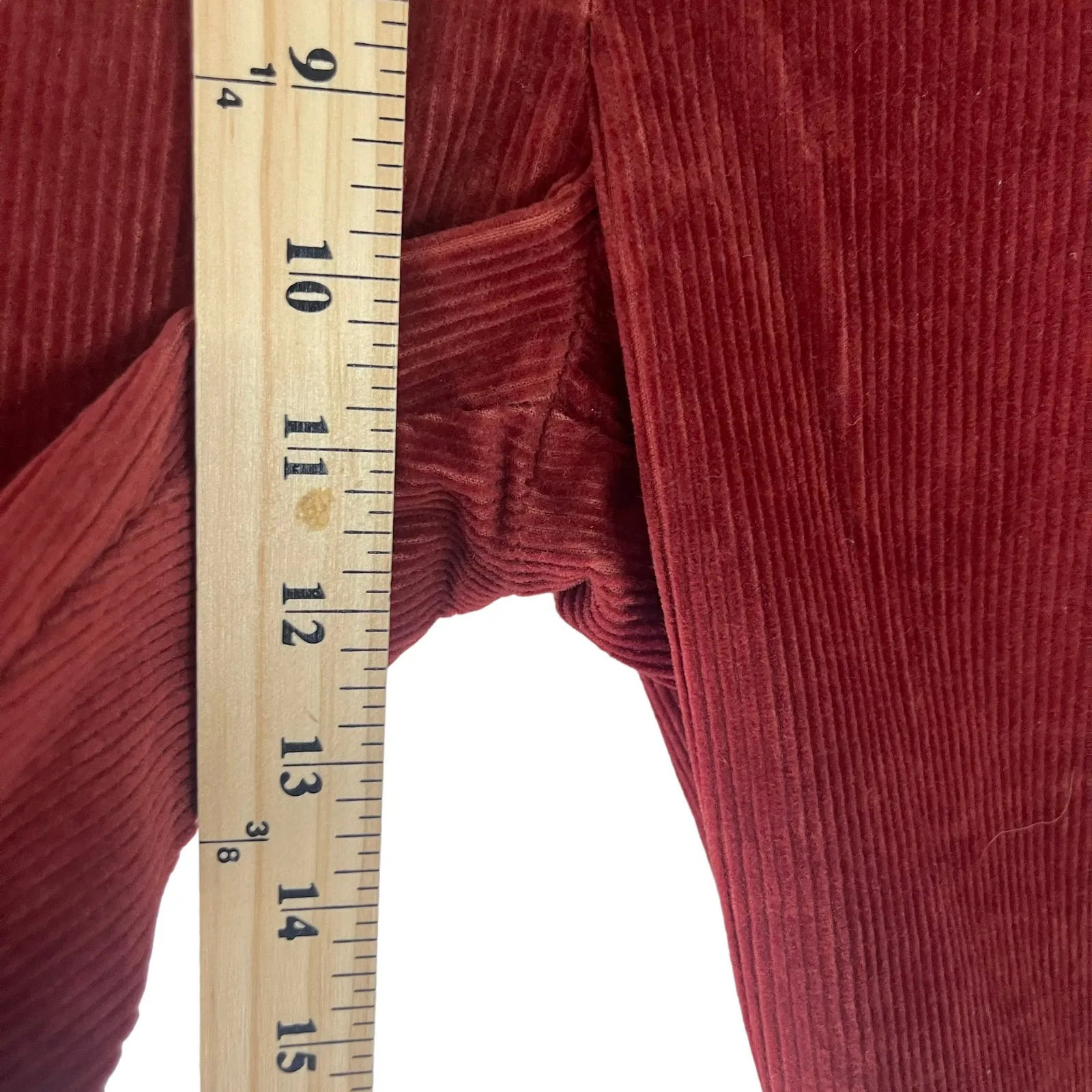 Boden‎ Women's Size 12L Rust Orange Corduroy Bootcut Pants - Image 9