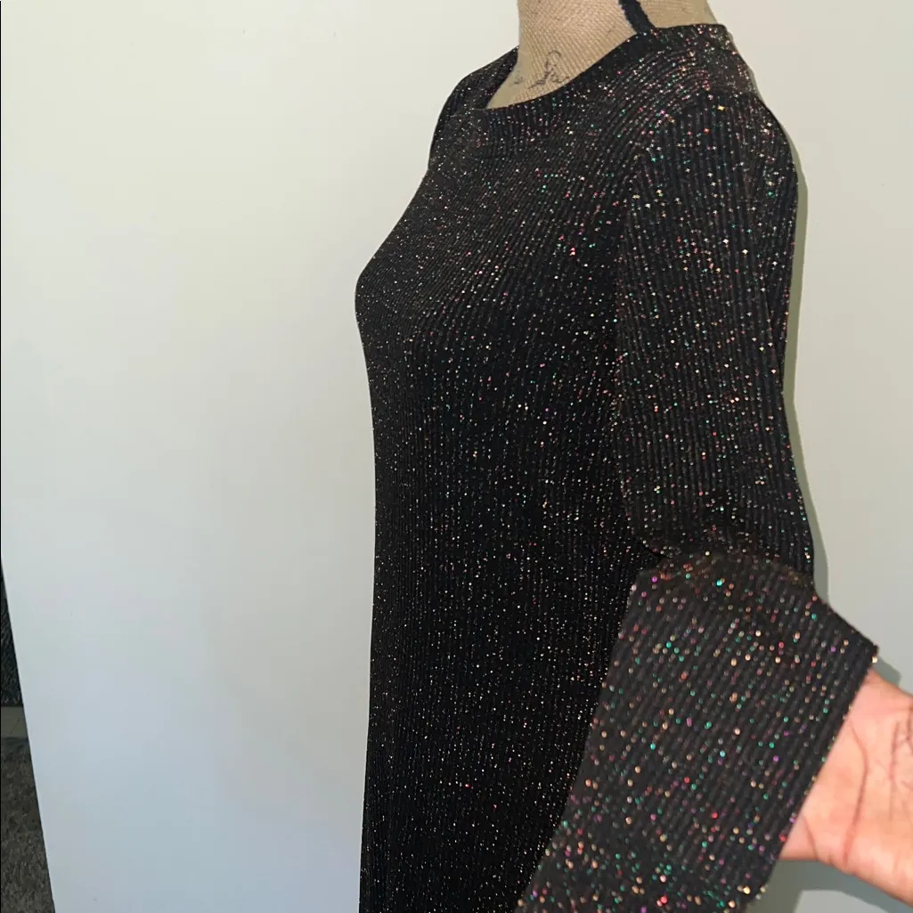 Loft Elegant Black/Glitter Women's Dress - Image 3