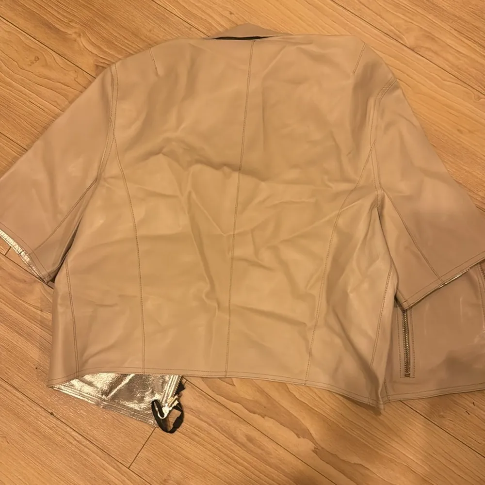 LAMARQUE SEVANA WHEGO REVERSIBLE LEATHER JACKET Size XS - Image 5