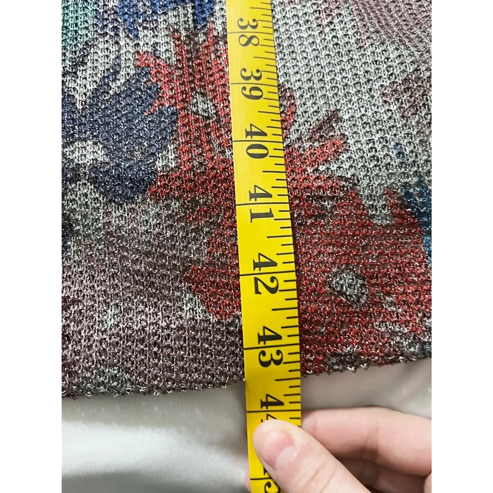 Splendid‎ x Margherita Brillare Daisy Floral Print Metallic Midi Sheath Dress XS - Image 9