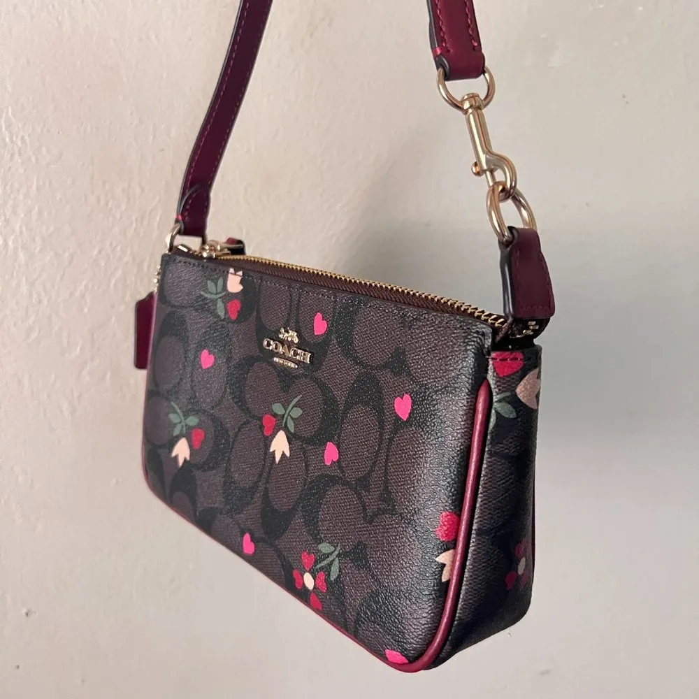 coach Nolita 19 In Signature Canvas With Heart Petal Print c7659 - Image 6