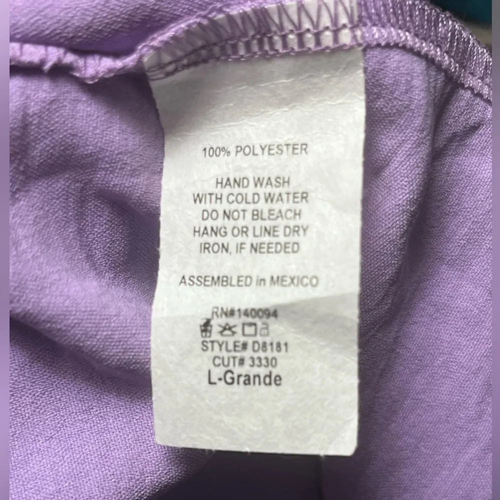 Y2K See You Monday Whimsical Feminine Fairycore Flowy Slip Dress Purple Women L‎ - Image 6