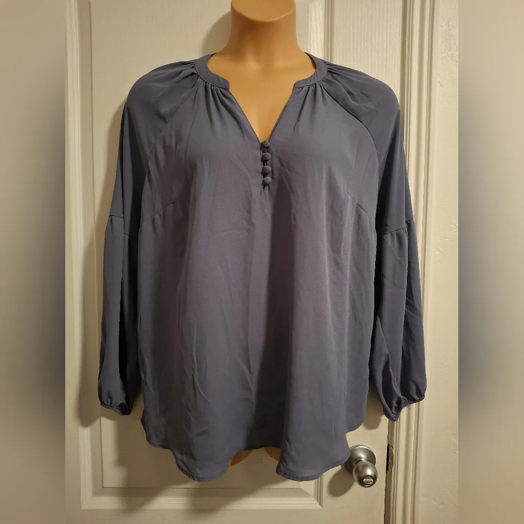 Torrid Sz 0 Women's Blue Blouse - Image 2