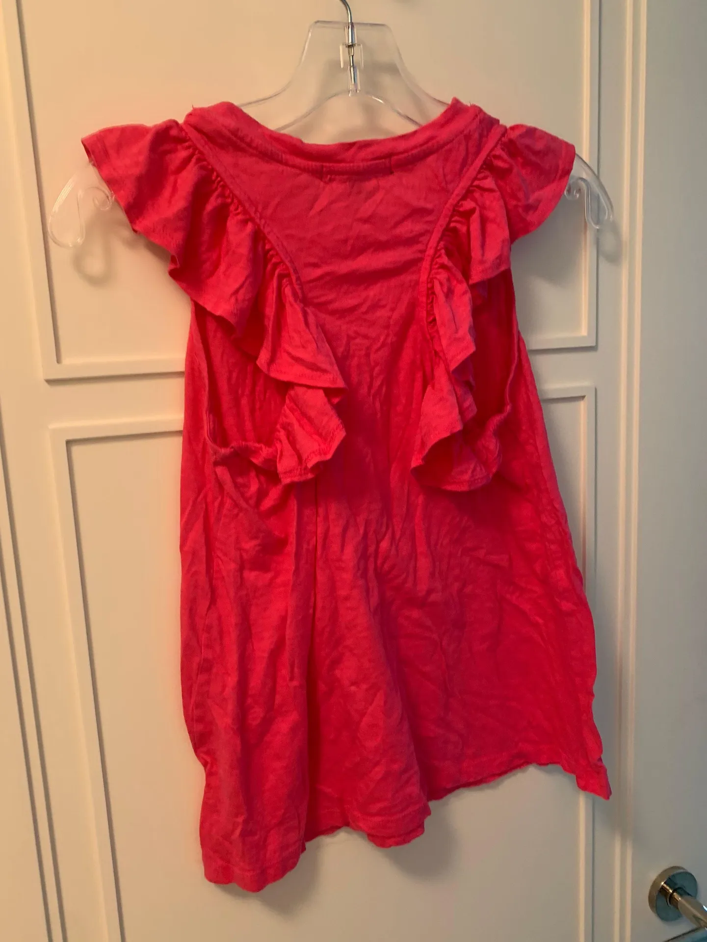 Hot Pink Crewneck Ruffles - Image 2