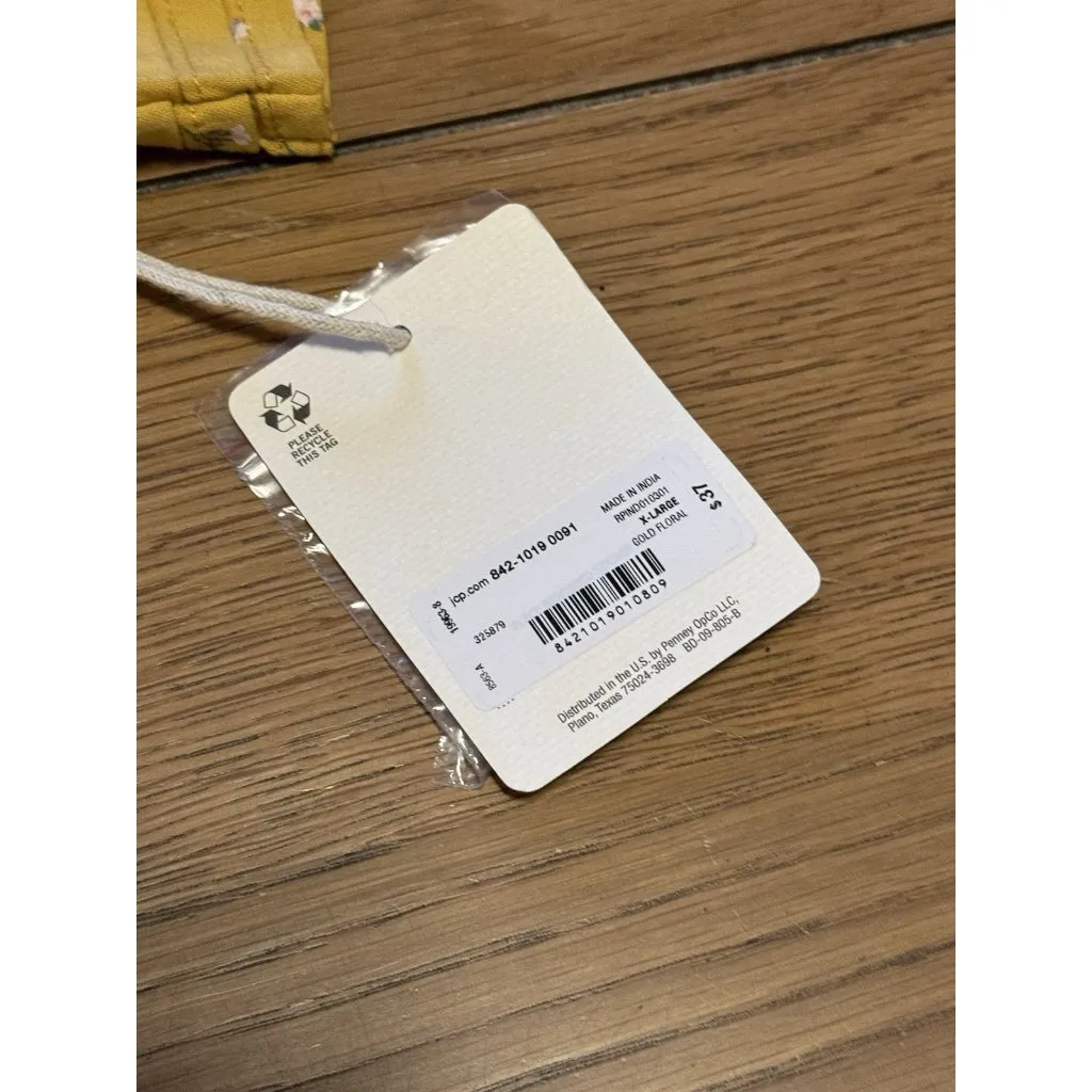 Ana A New Approach Women Blouse Long Sleeve Sz XL Gold Floral Kimono Sleeve NWT‎ - Image 5