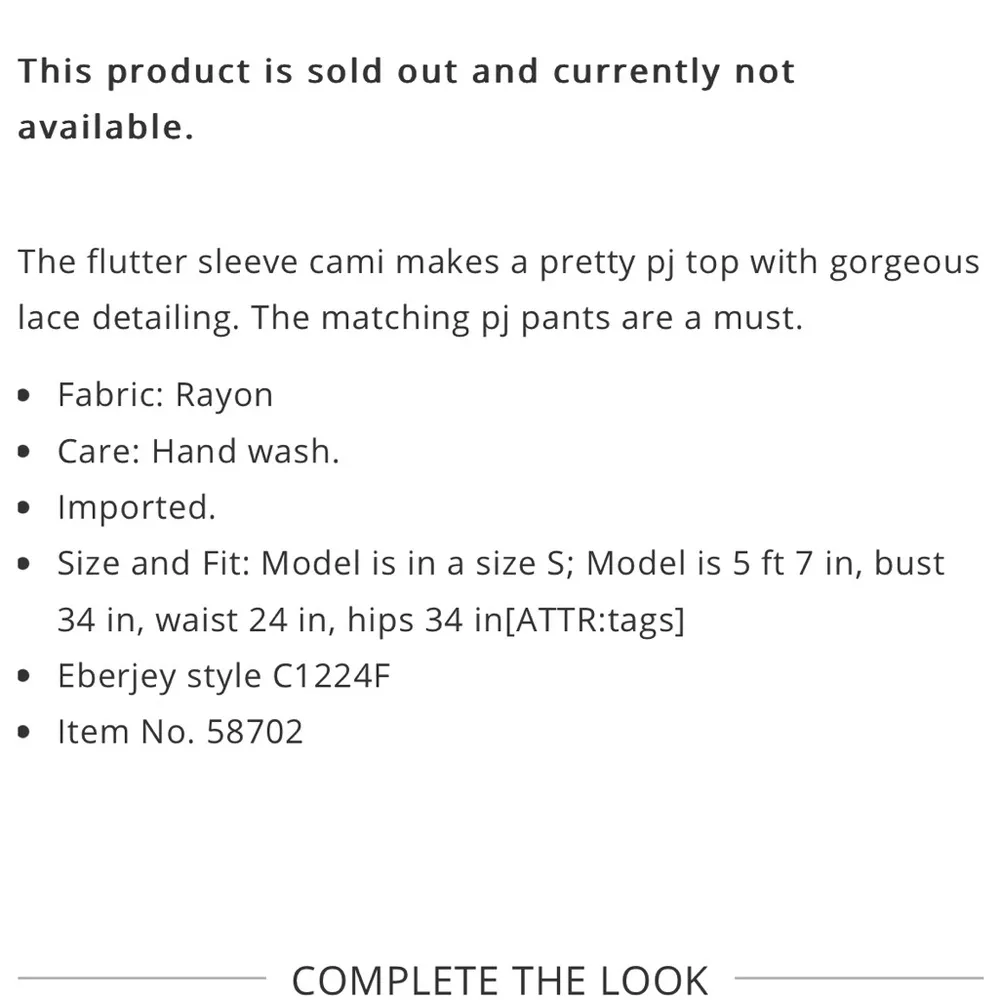 Eberjey Estelle Flutter Sleeve Short Sleeve Cami Medium - Image 4