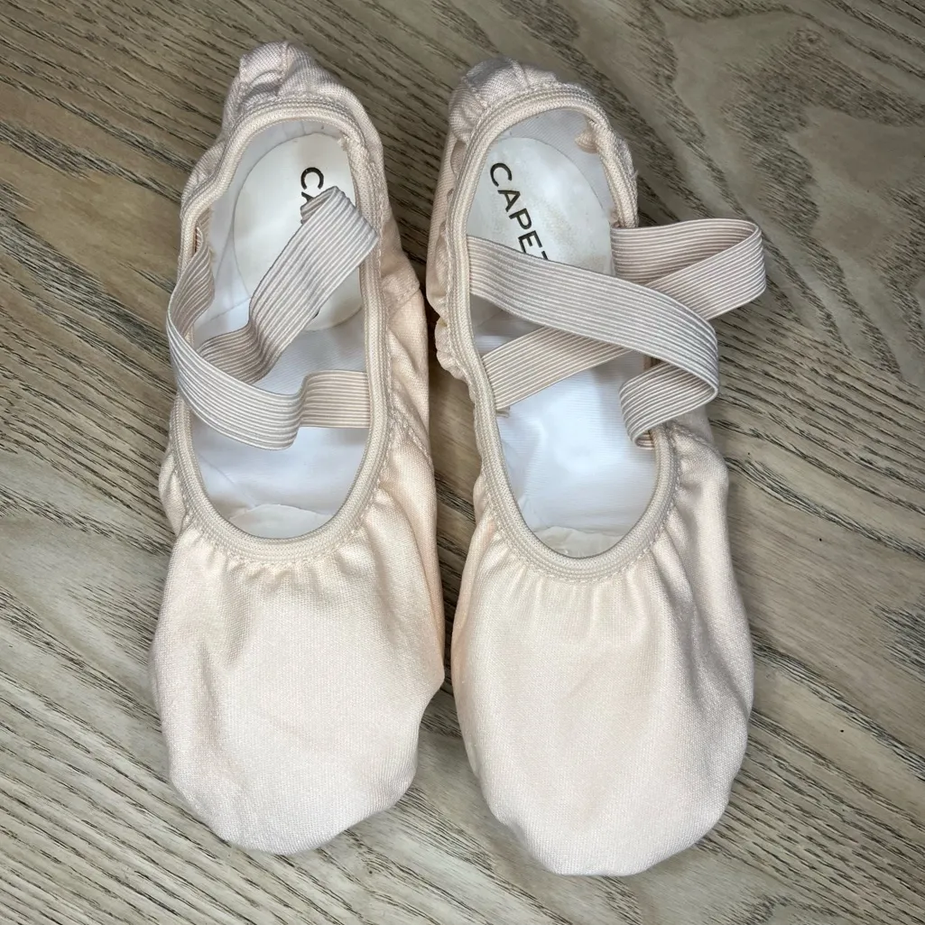 New! Capezio Hanami Canvas Ballet Shoe Flex Arch Dance Light Pink Size 9W - Image 3