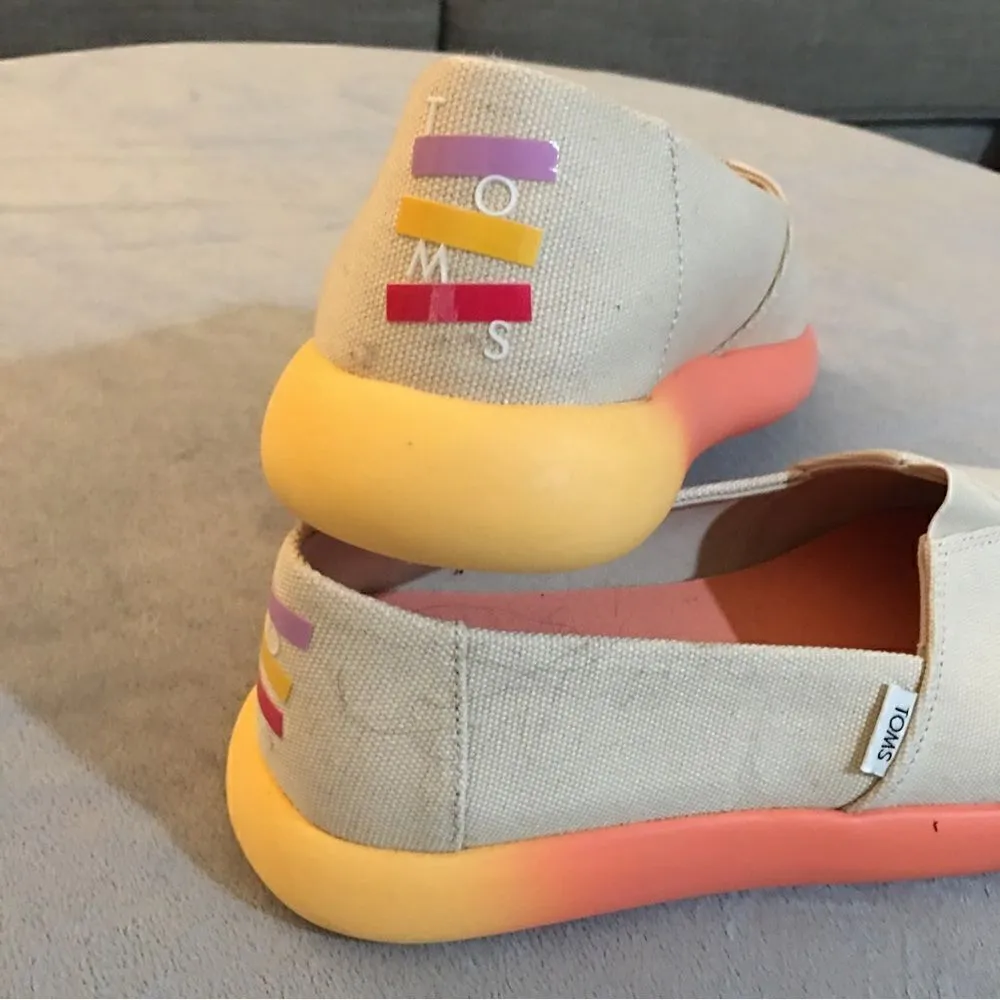 TOMS NATURAL, OMBRE CHUNKY SOLE SLIP ONS - Image 4