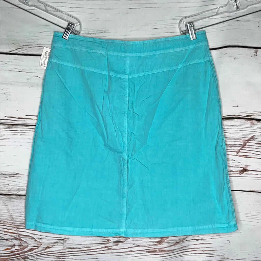 Fresh Produce NWT Size XL Neptune Blue 100% Cotton Broadcloth Skirt - Image 2