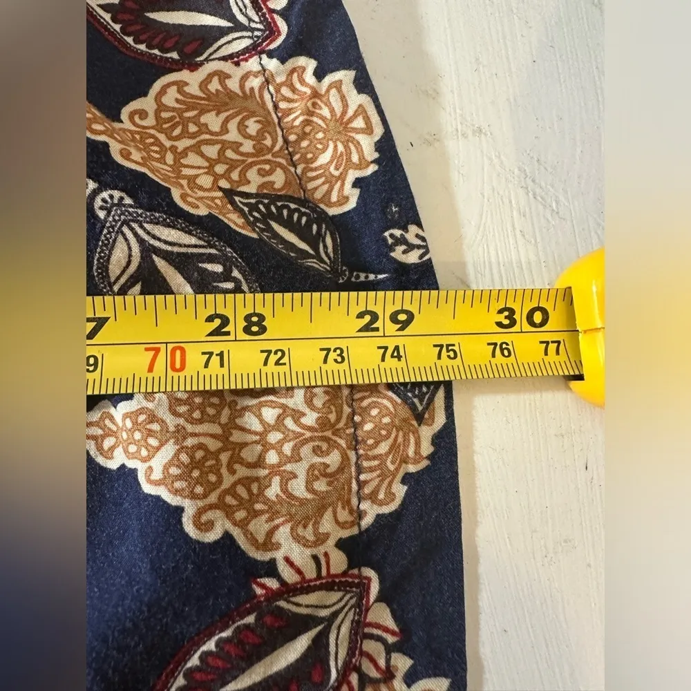 Lucy & Laurel Blouse 1X Lightweight 3/4 Sleeves Floral Plus Office Anthropologie - Image 10