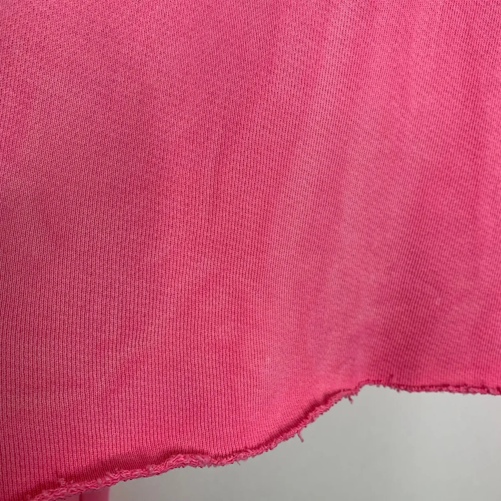 COTTON CITIZEN Brooklyn Crop Zip Hoodie In Hot Pink Mix Womens Medium - Image 10