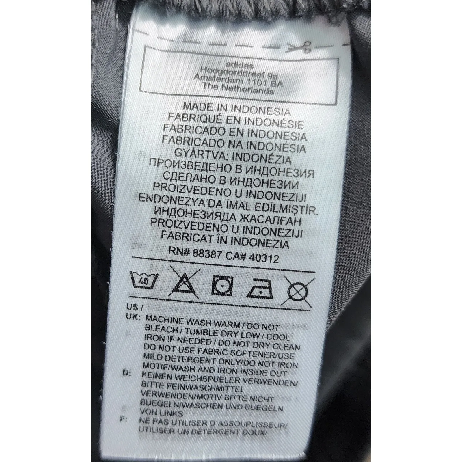 Adidas Running Shorts Womens 3 Stripe Athletic Gym‎ Workout Gray XL - Image 3