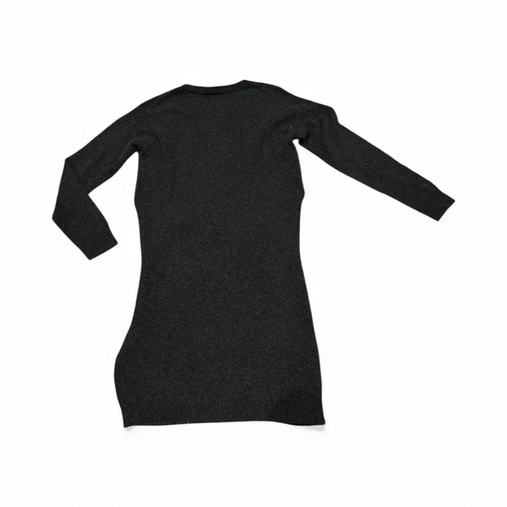 Vince Charcoal Gray Cashmere Wool Tie Waist Sweater Career wear Dress Size S - Image 5