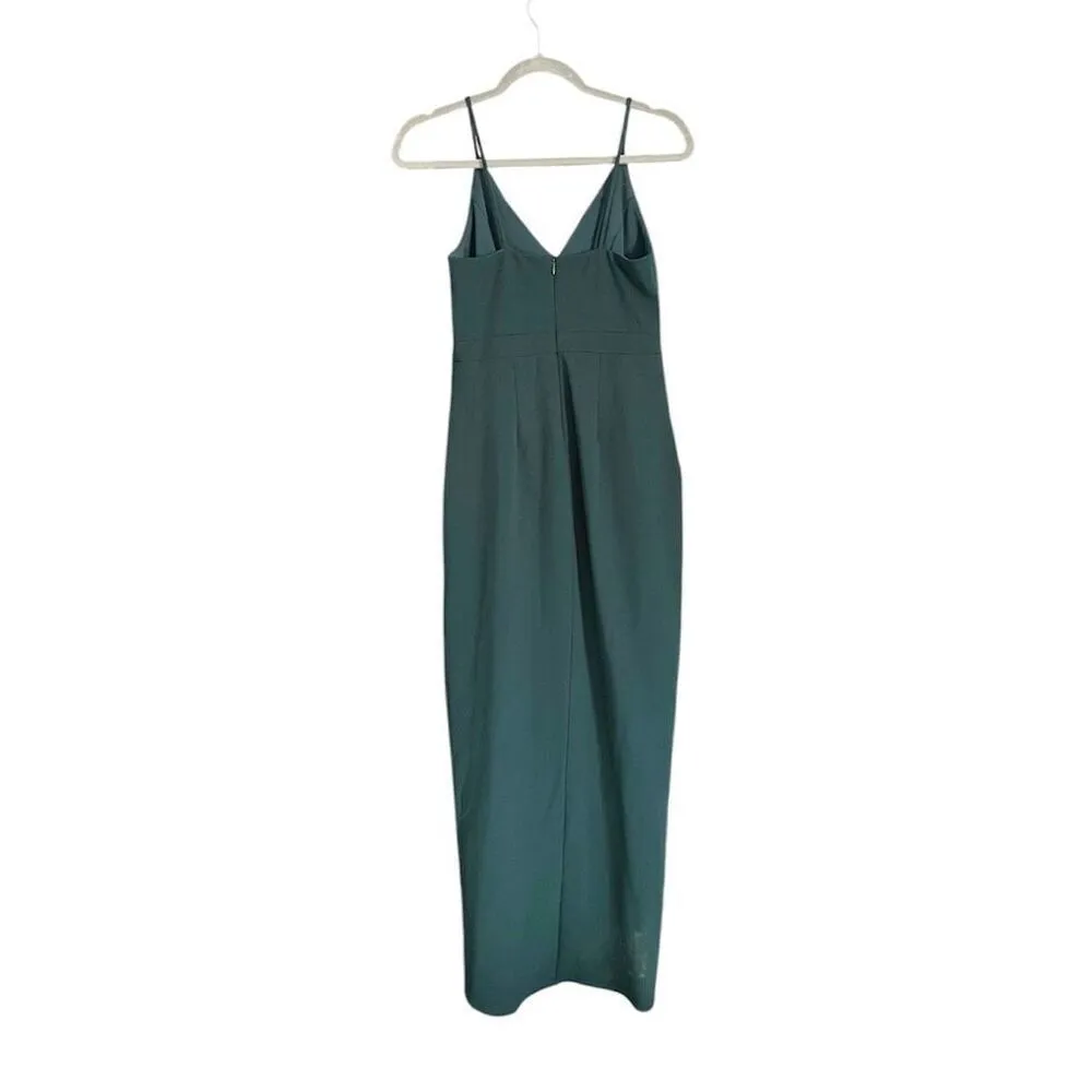 Anthropologie BHLDN Caron Dress Dark Emerald Green - Image 3