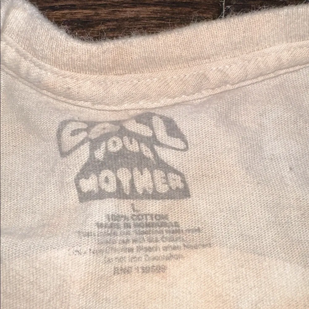 Call your mother reckless skeleton T-shirt size large cotton fabric - Image 3