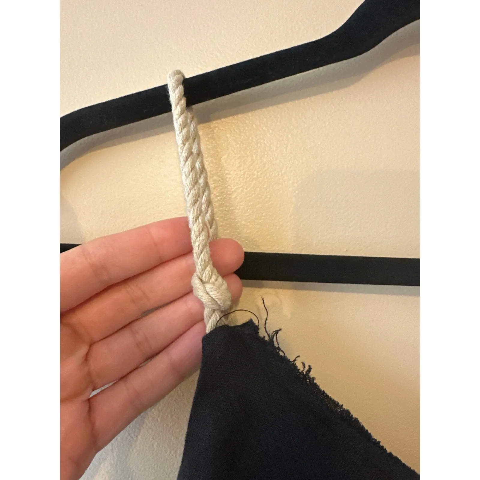 Just Bee Queen Black Linen Wide Leg Cut Out Jumpsuit Size S NWT - Image 7