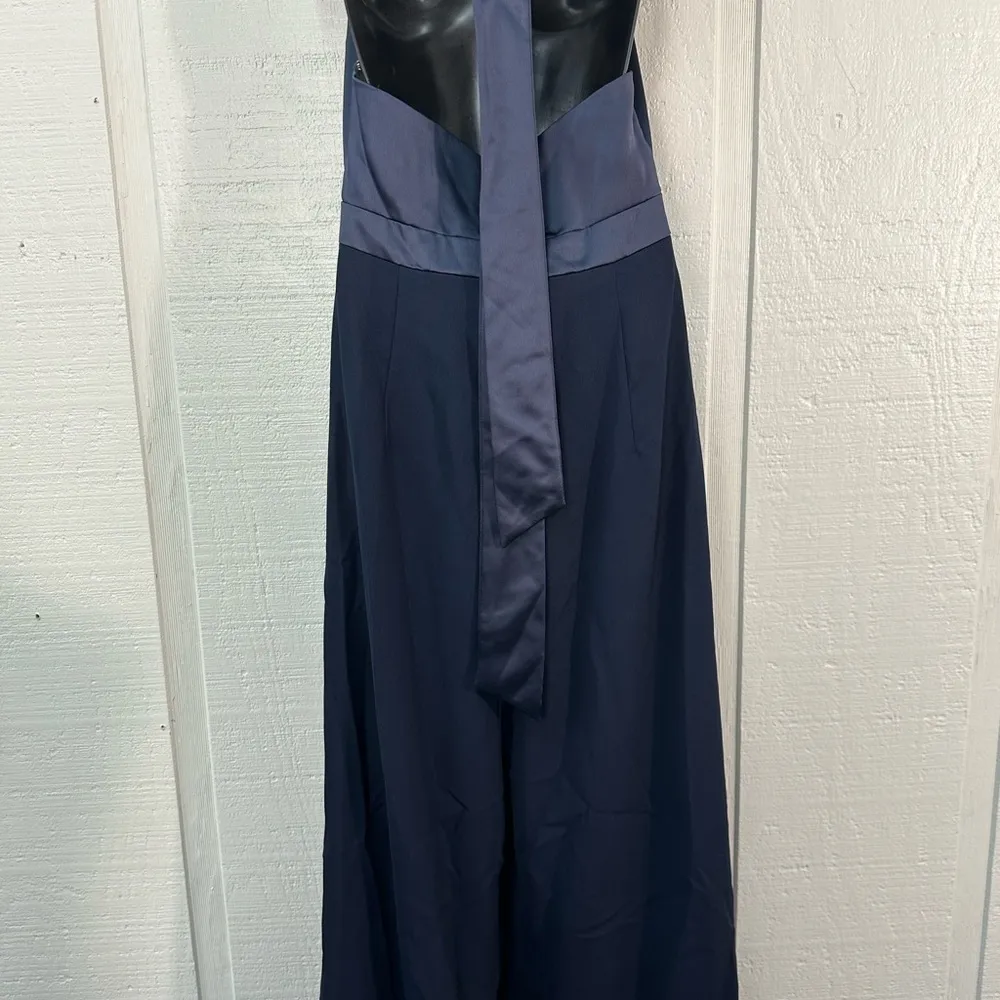 After Six Women’s Navy  Haltertop Pantsuit Size Small NW… - Image 5