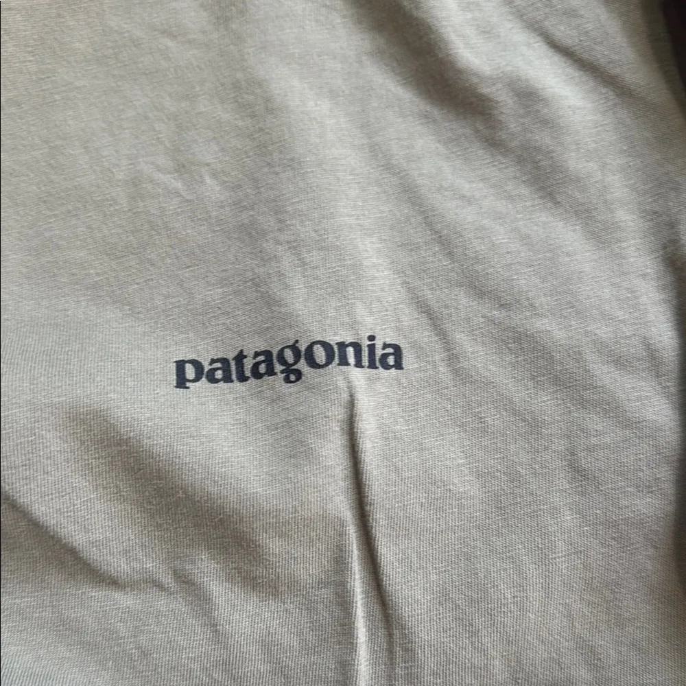 Patagonia Women's Short Sleeve Tee in green size L 100%organic cotton - Image 4