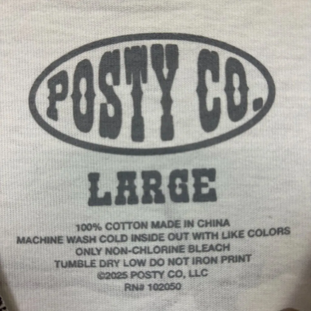 Posty Co Post Malone F-1 Trillion Big Stadium Tour Tee L - Image 4
